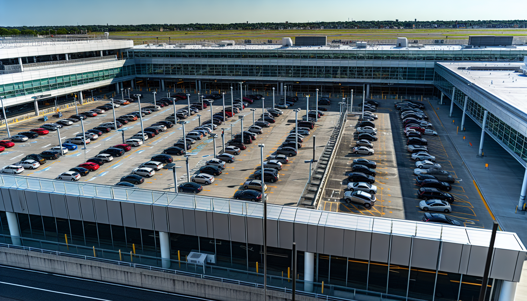 Parking facility near Southwest Terminal at LaGuardia Airport