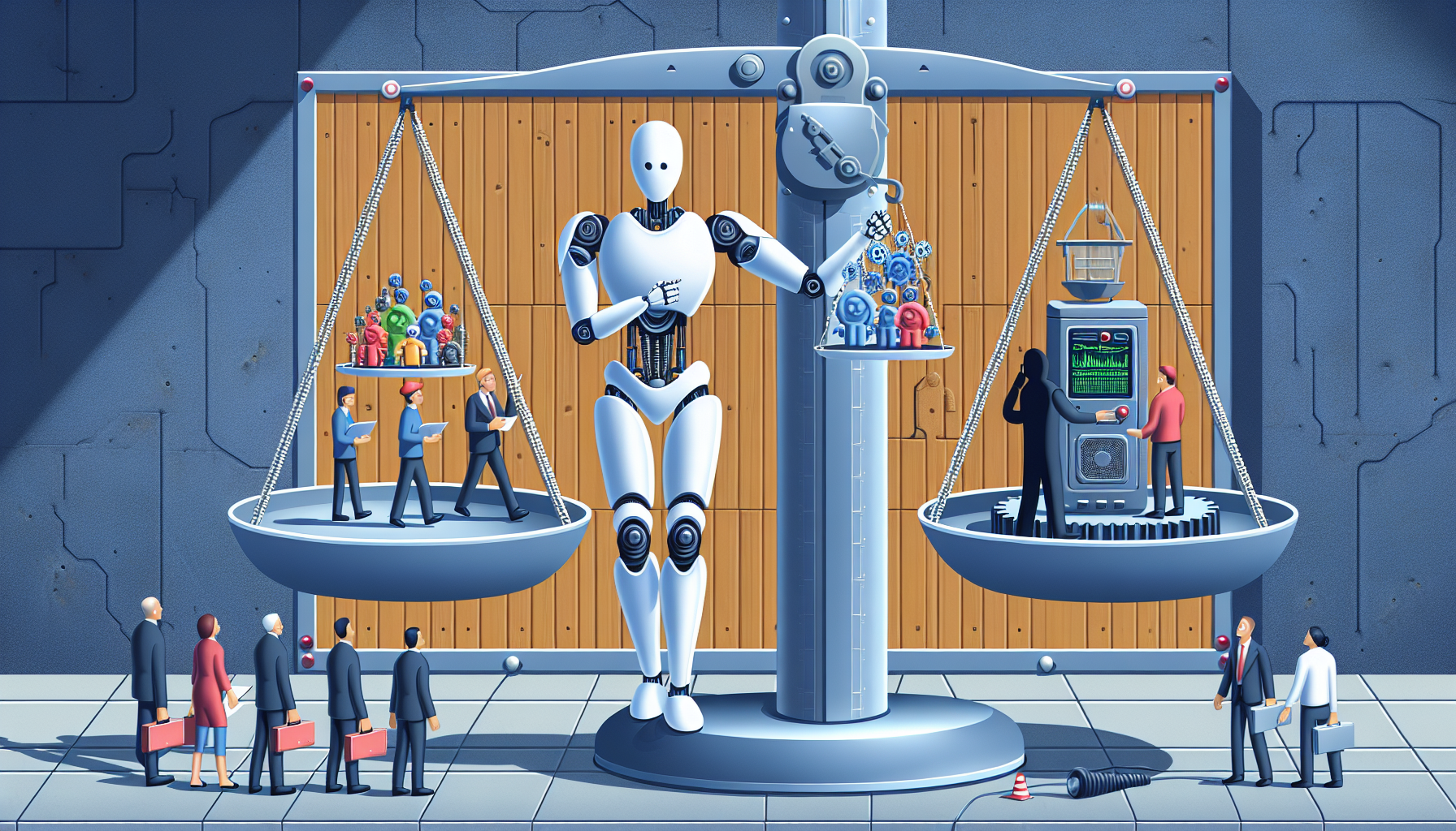 Balancing benefits and concerns of humanoid robots