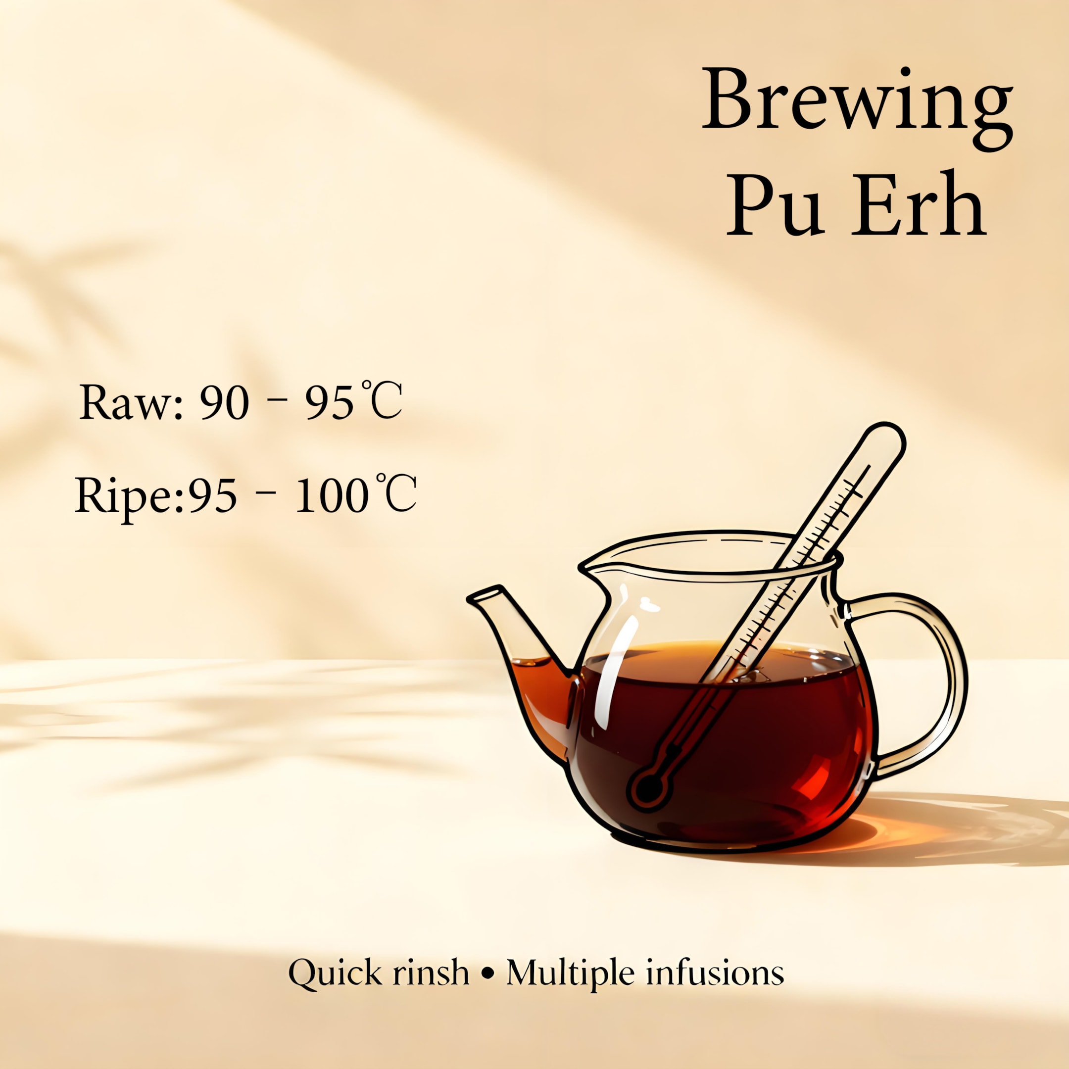 Brewing Pu-erh tea