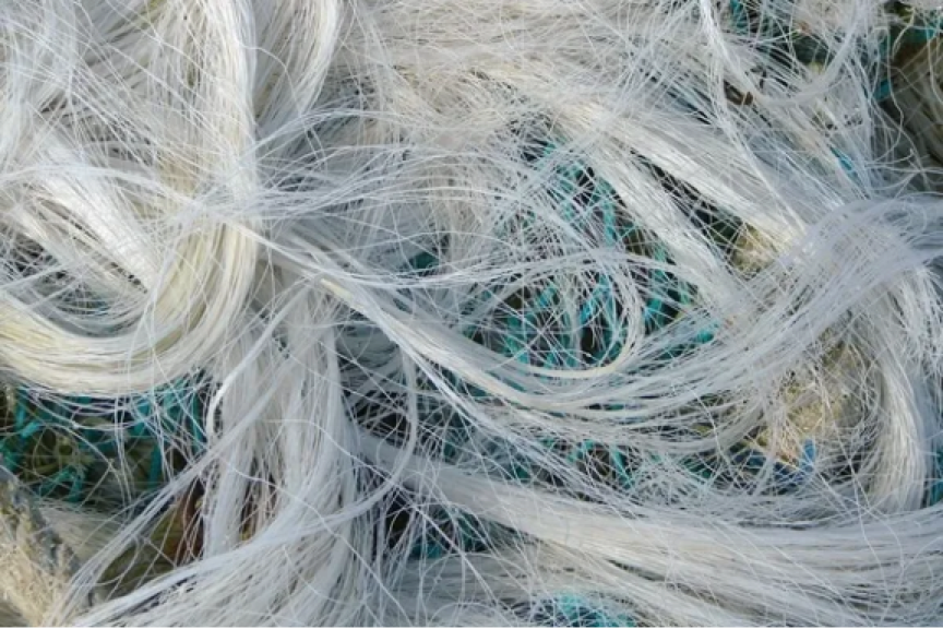 Fabric strands that are completely made out of nylon 