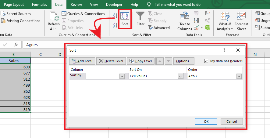 How To Sort Alphabetically In Excel And Keep Rows Together 4135