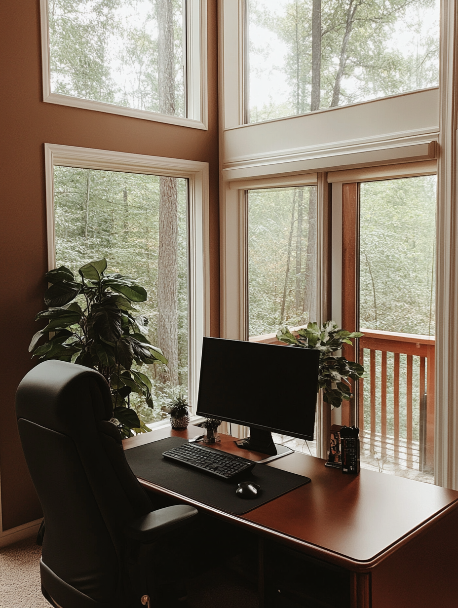 Digital nomad workspace