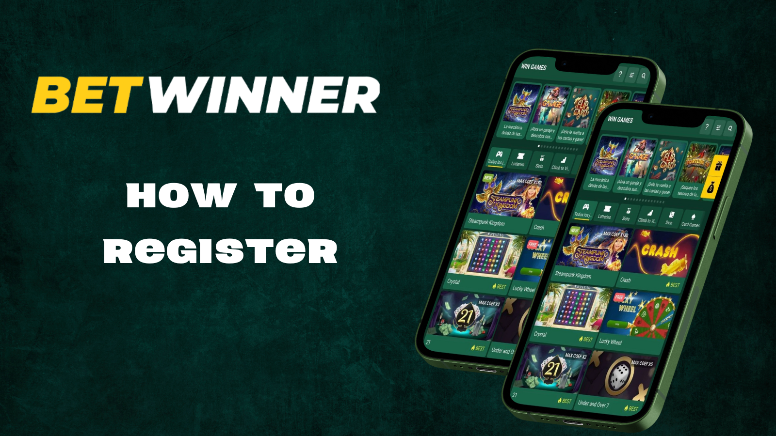 How to register on Betwinner 