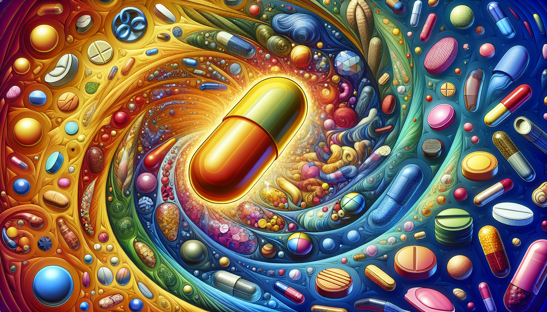 Illustration of drug interactions