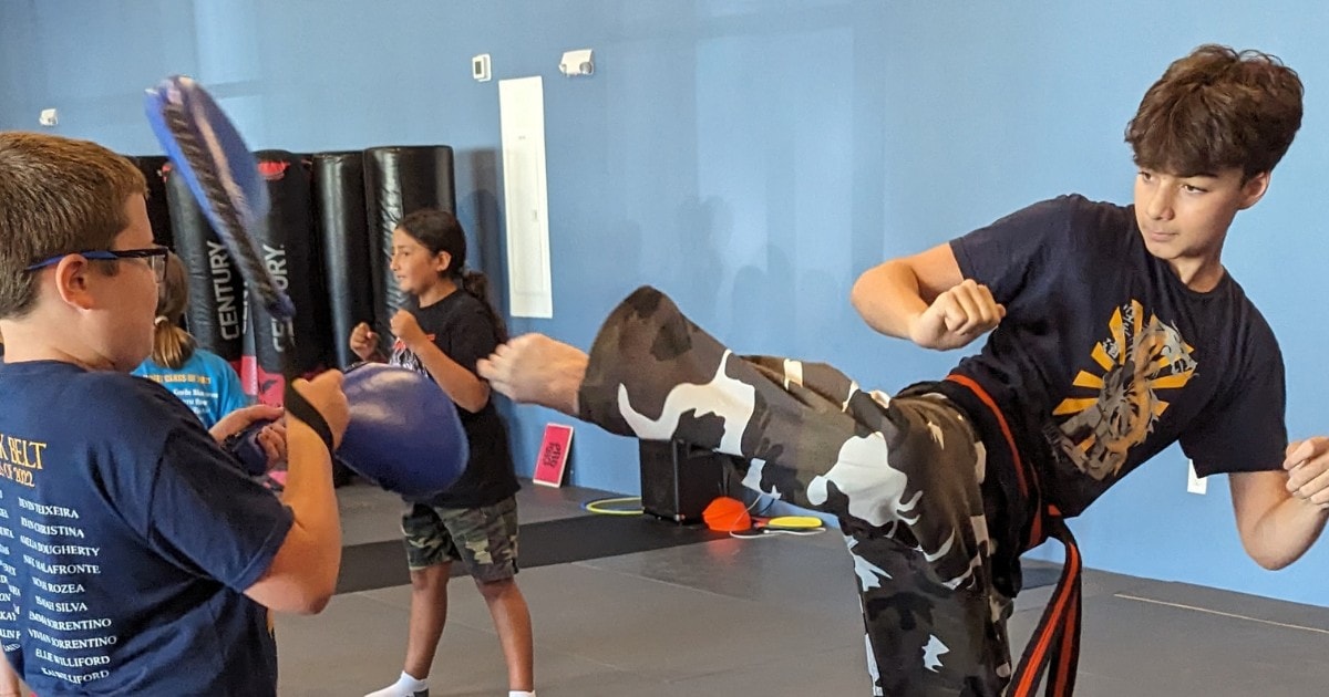 kids self defense classes aren't all about fighting and getting a black belt. it's about giving them the tools to avoid getting hurt in the first place and having the awareness and sense of danger so they can better deal with a harsh reality