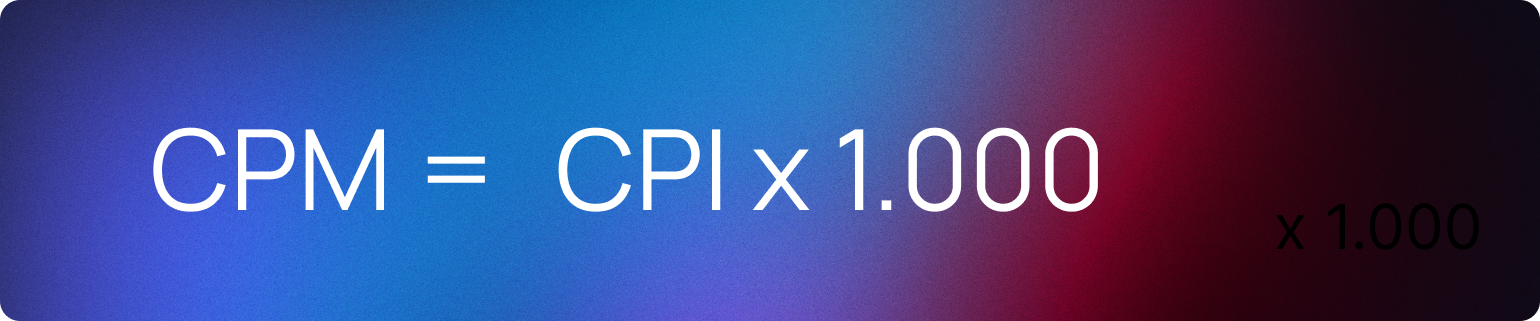 CPI - CPM Umrechnungsformel