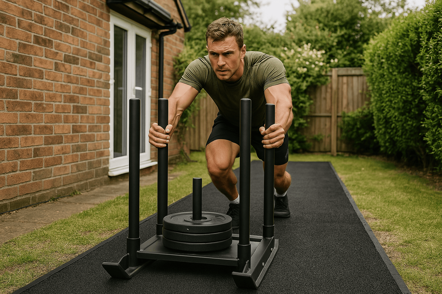 sled training outdoors