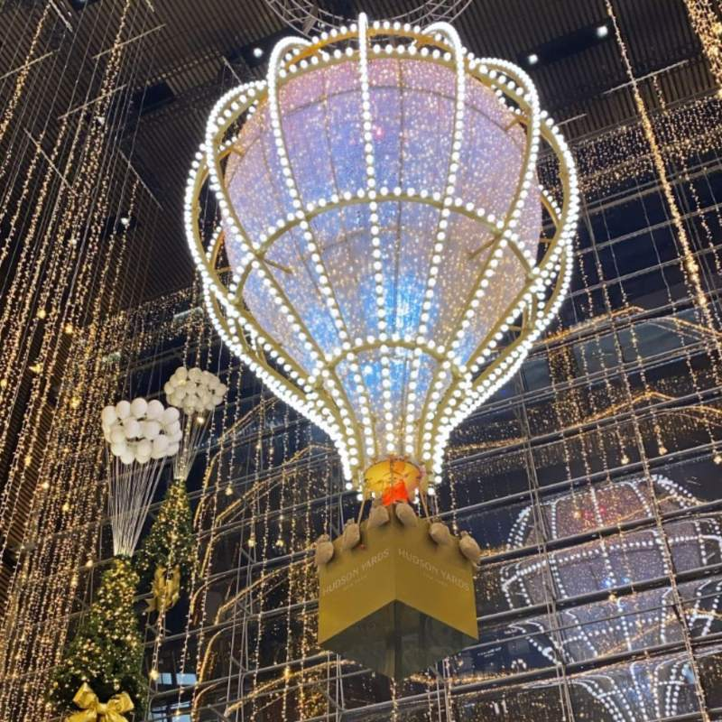 Essential NY Thanksgiving Things To Do Guide 5 Hudson Yard's lighting displays and balloons, New York City, USA