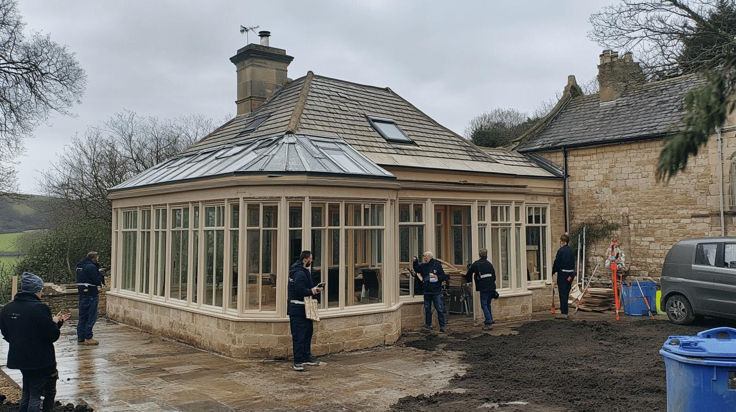 Image of a customers Edwardian conservatory built by fullyfittedconservatoryprices.co.uk 6