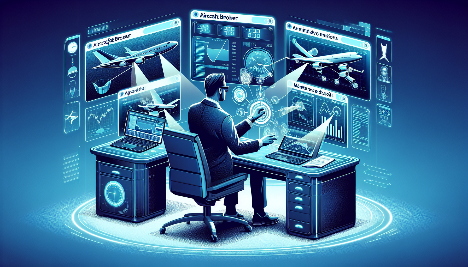 Time-saving services of aircraft brokers