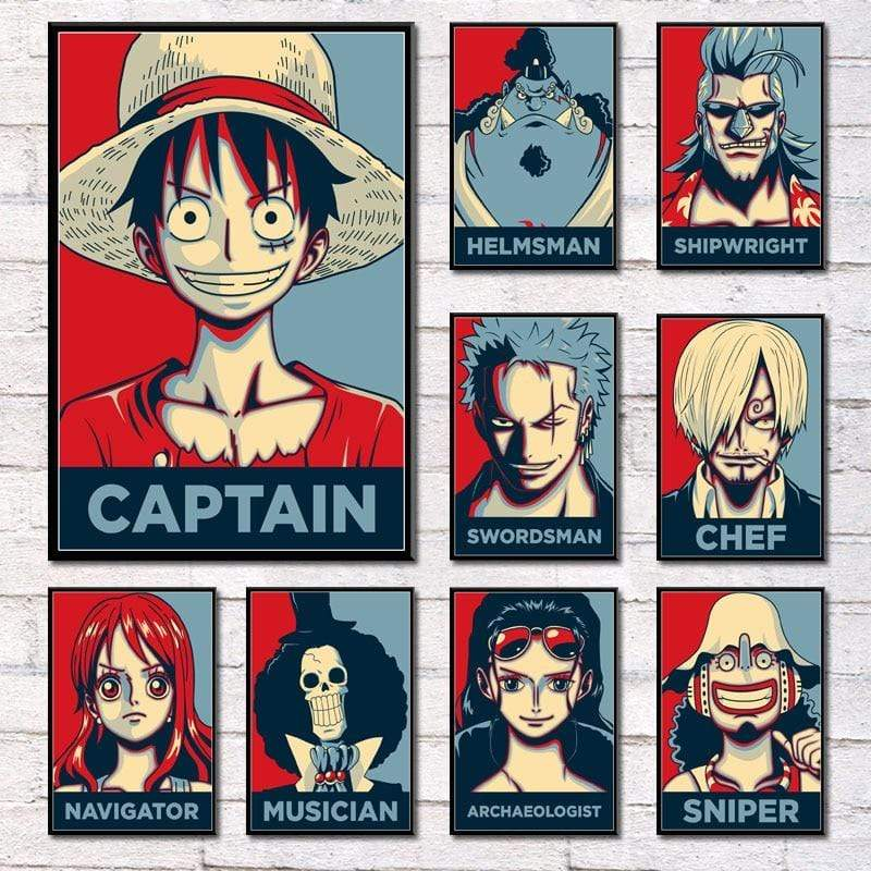 Poster One Piece demande et posters côtés et contrôle