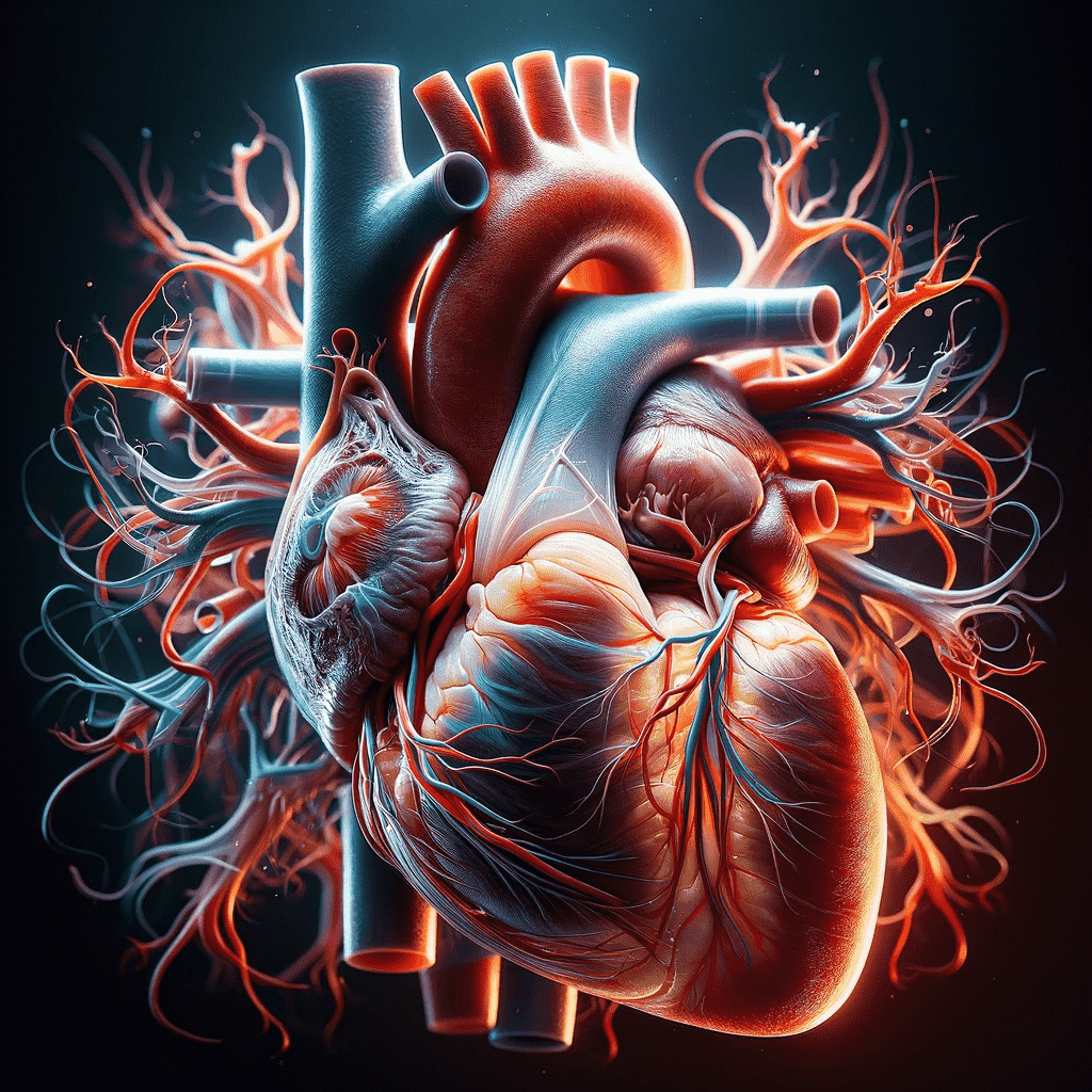 The vivid layers of the heart