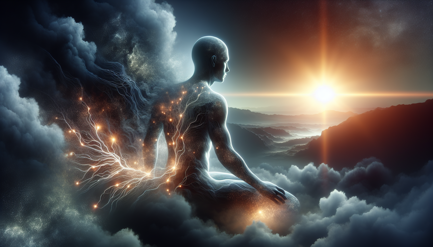 Artistic representation of addiction recovery