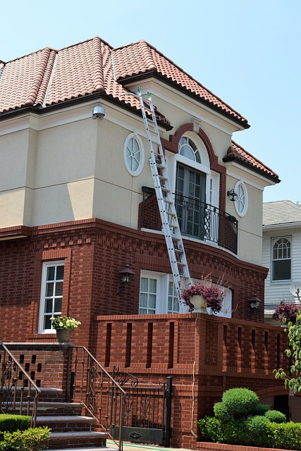 home, ladder, roofing, inspection