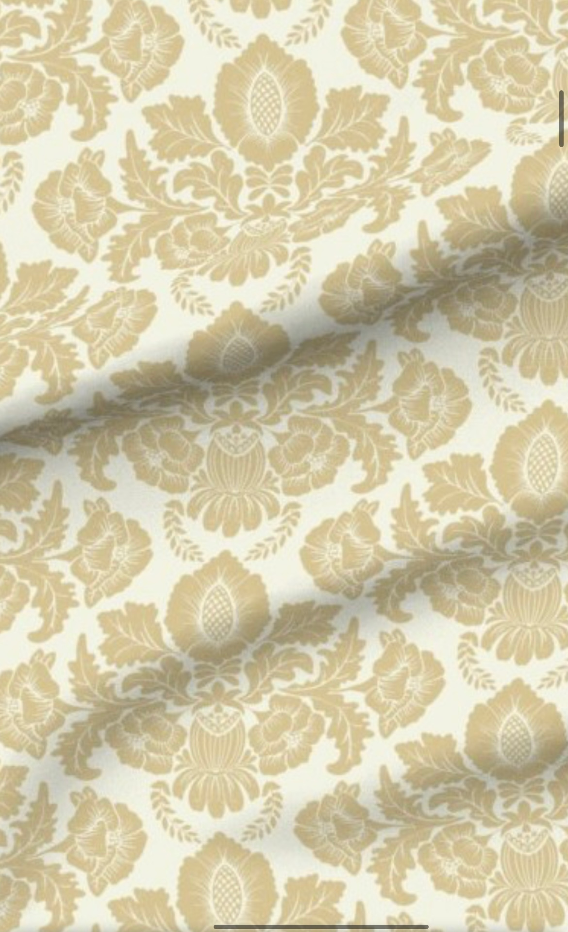 Damask fabric from Spoonflower