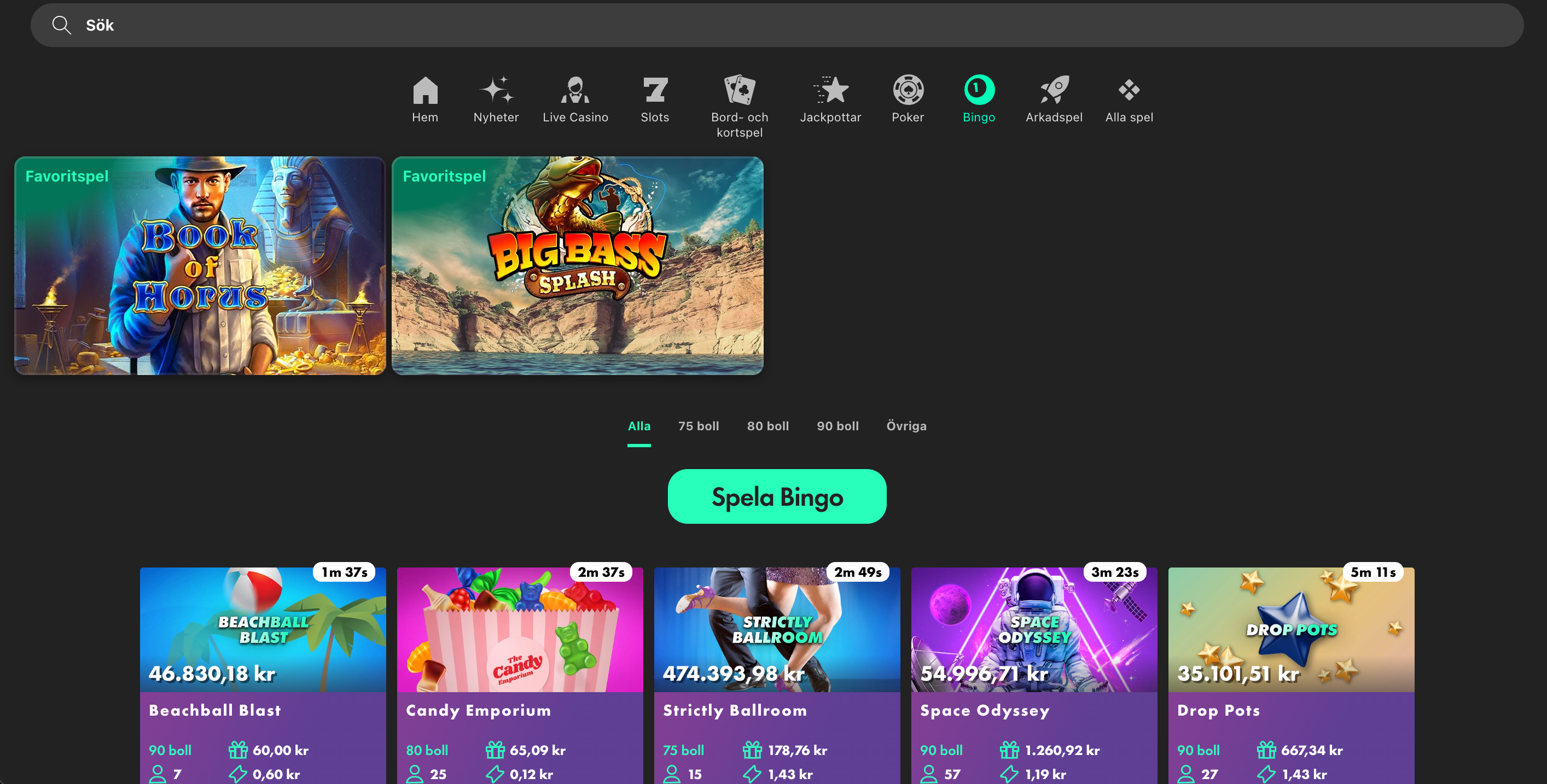 bet365 bingo