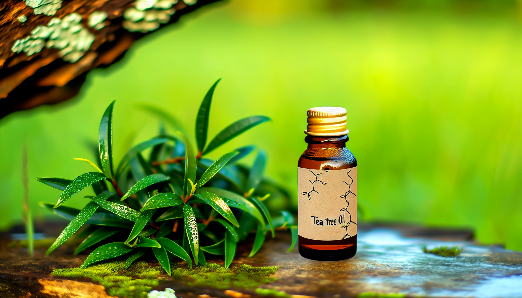 Tea tree leaves and oil for skin sensitivity and insect bites