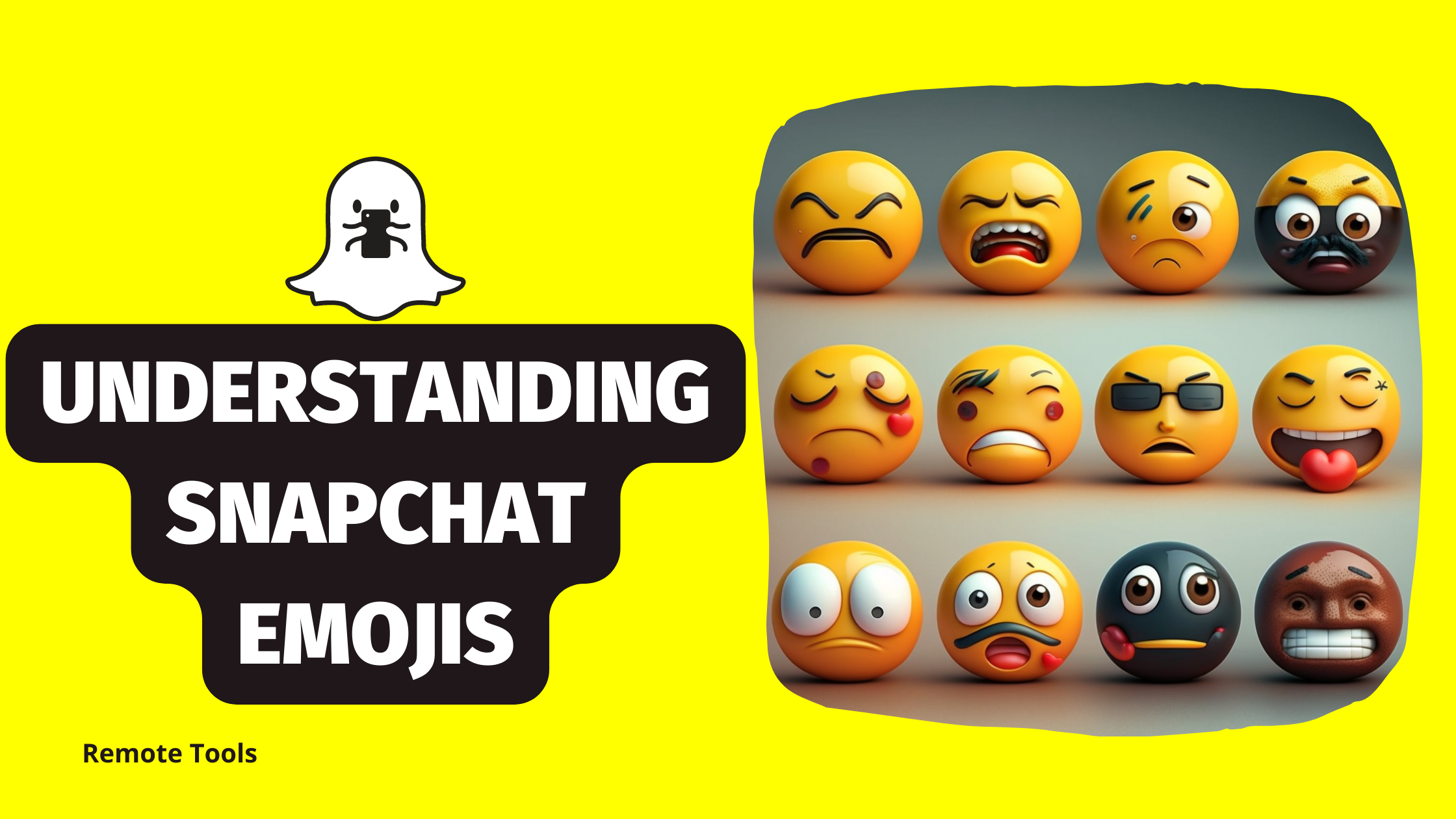 Remote.tools shares everything you should know about Snapchat emojis