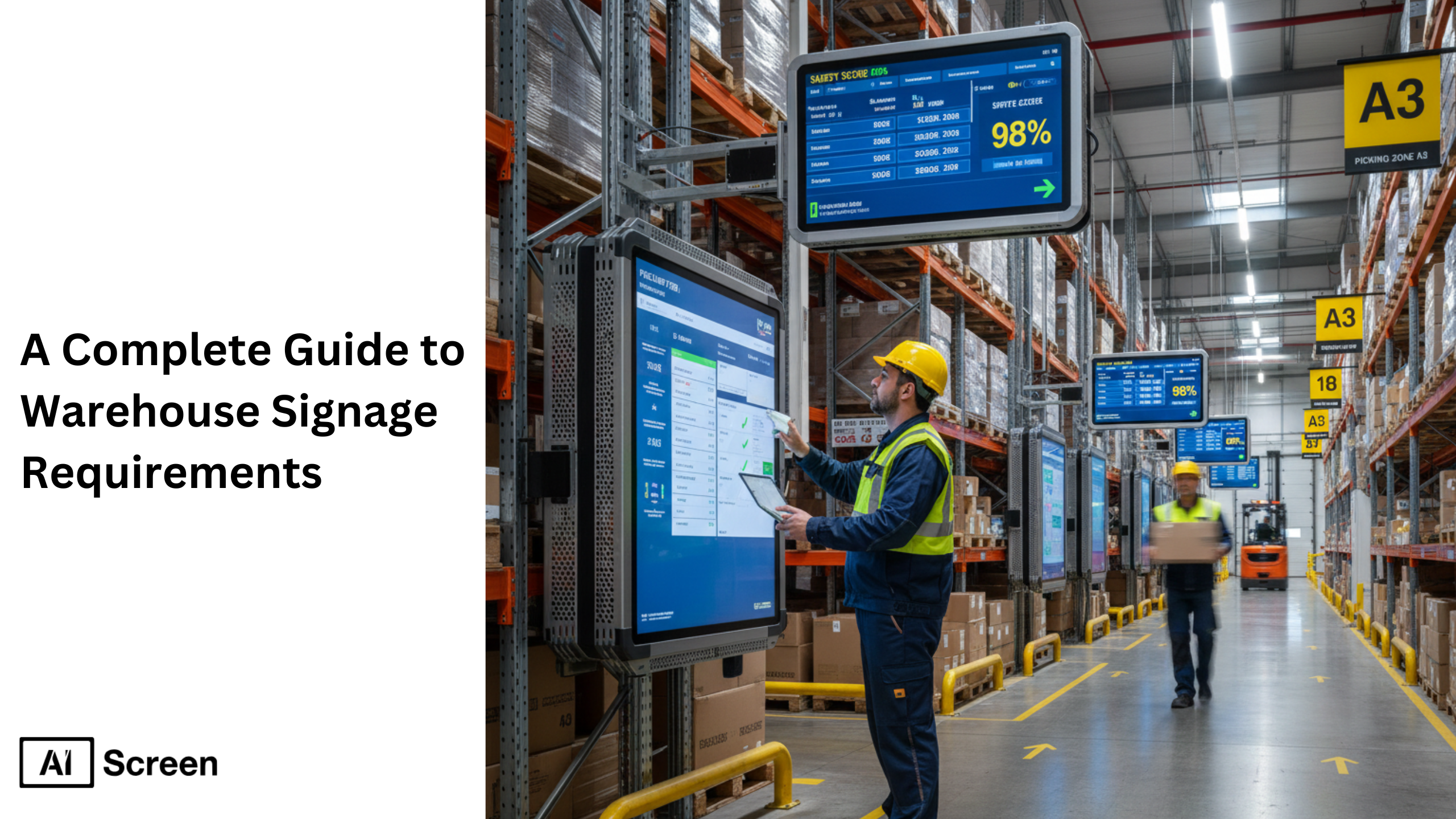A Complete Guide to Warehouse Signage Requirements 1 warehouse safety signage system
