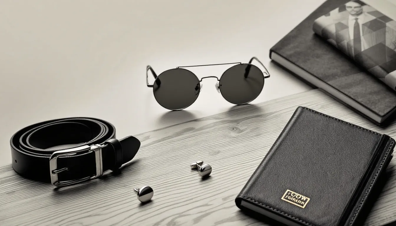 Stylish accessories showcasing unique gift ideas for men.