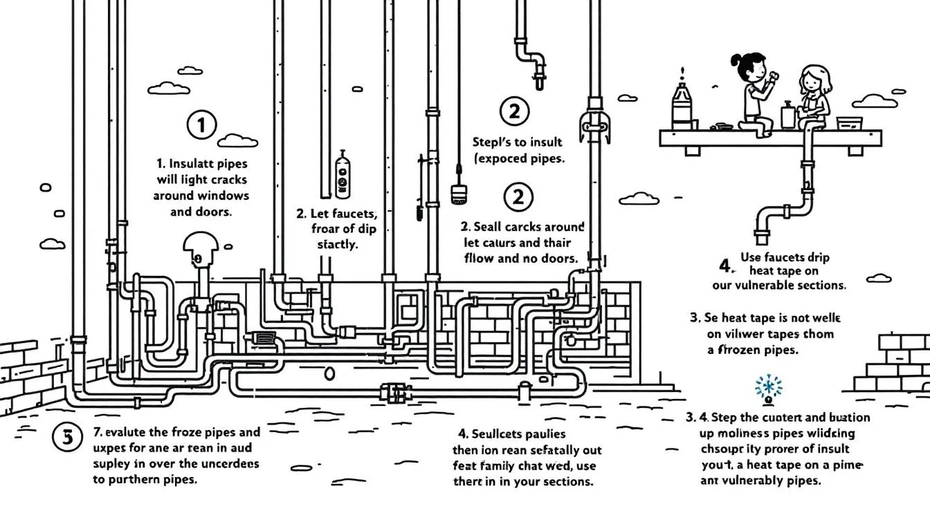 Advanced preventative measures against frozen pipes.