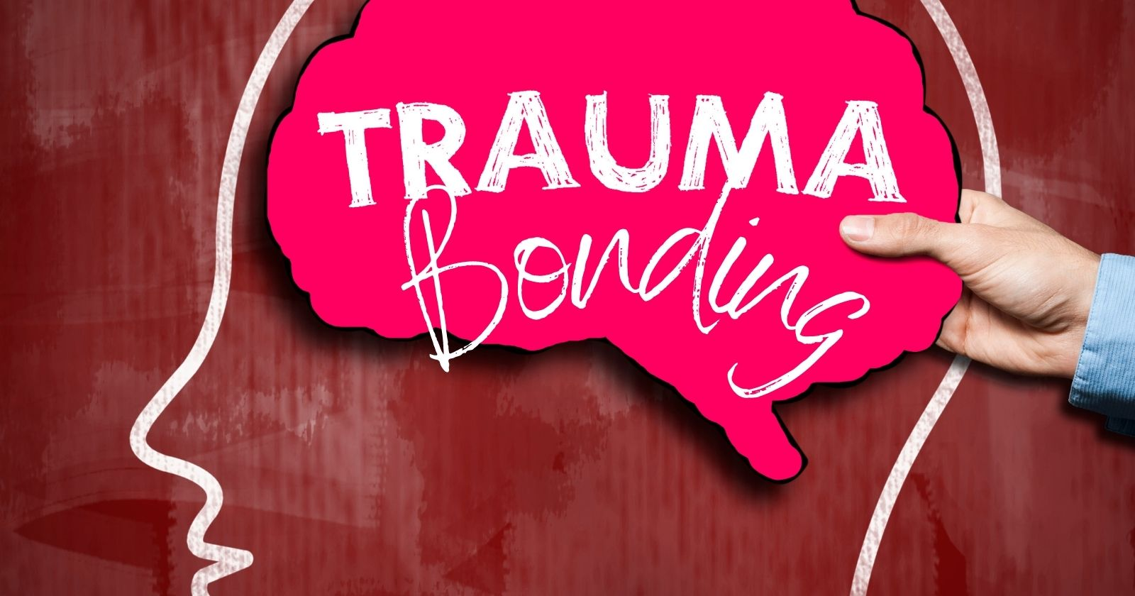 Signs of trauma bonding

Shape of face and brain and Text written over brain "Trauma Bonding"