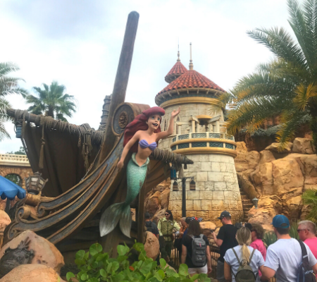 Prince Eric's Castle - – Journey of the Little Mermaid at Magic Kingdom