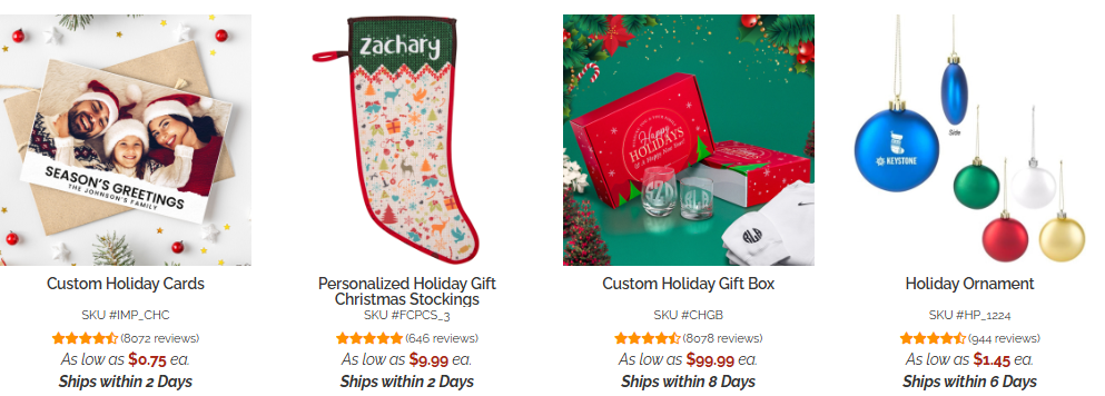 Seasonal and Holiday Themed Giveaways