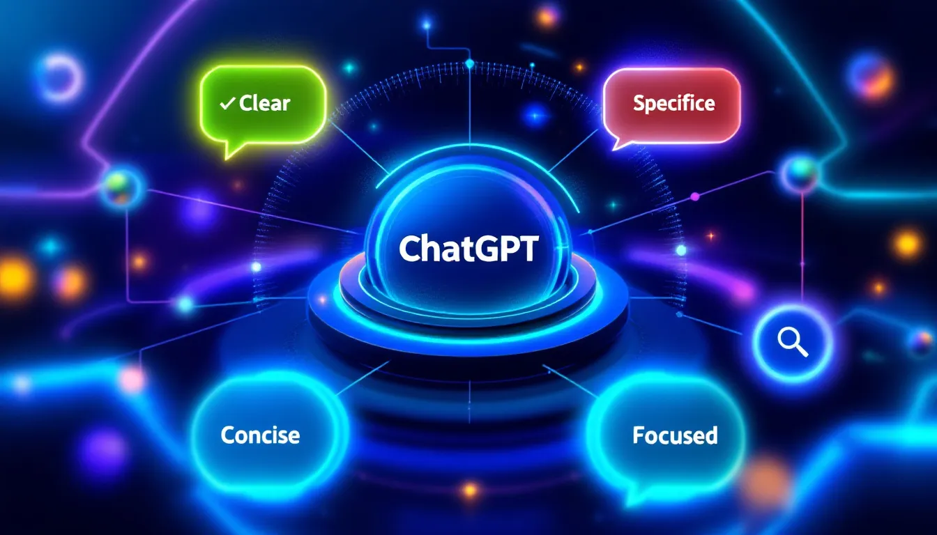 A diagram illustrating the basics of effective ChatGPT prompts.