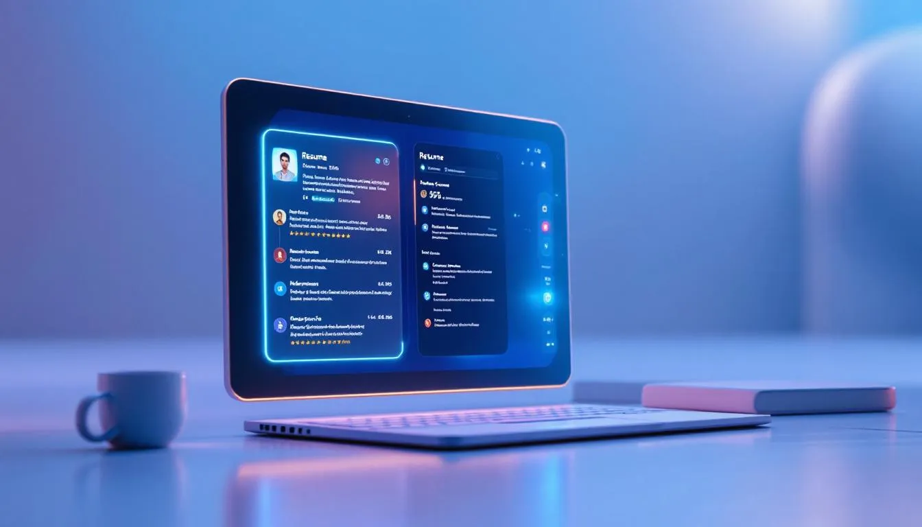 An AI optimizing resumes for ATS screening.