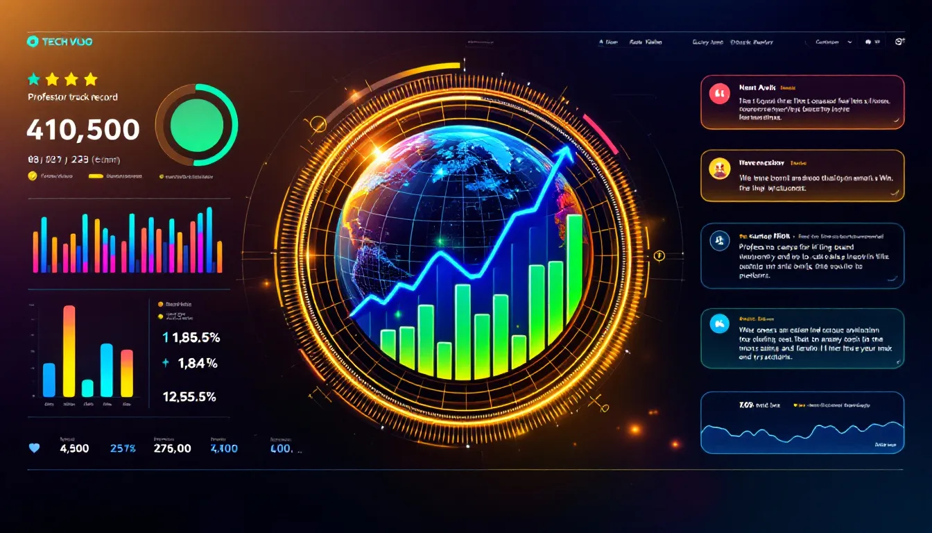 Proficator's track record represented visually.