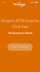 Figure 1: Fake ad posing as grocery store offer to lure users into malware 