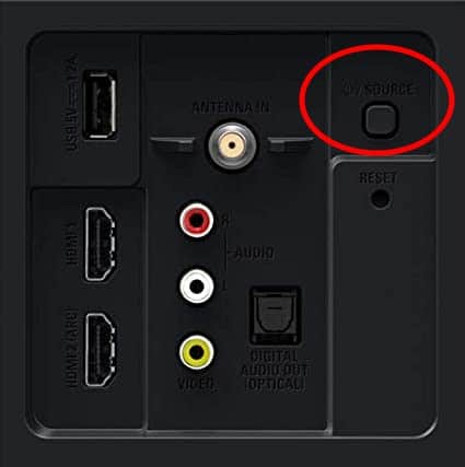 left back side power button
