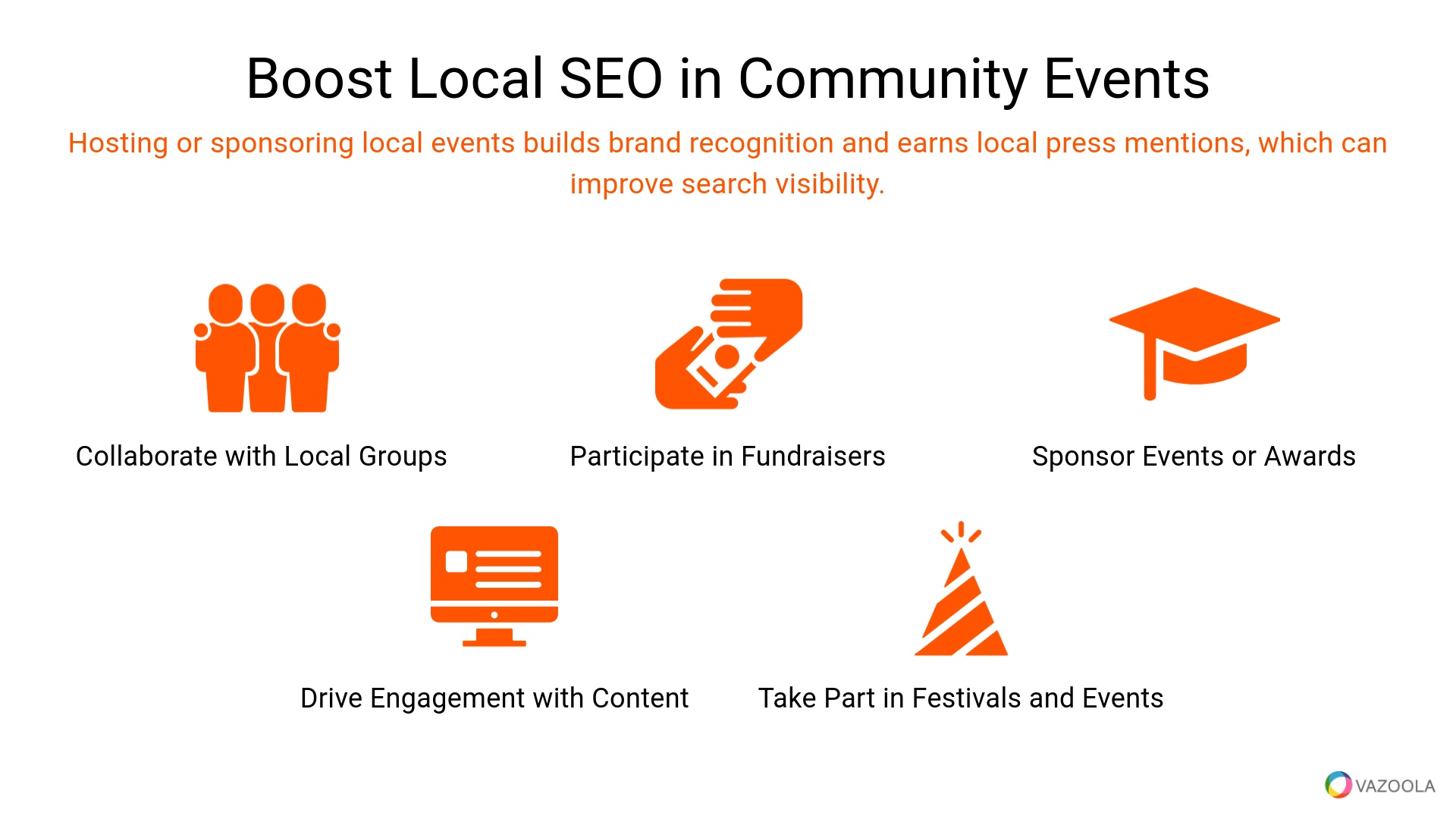 Boost local SEO in community events