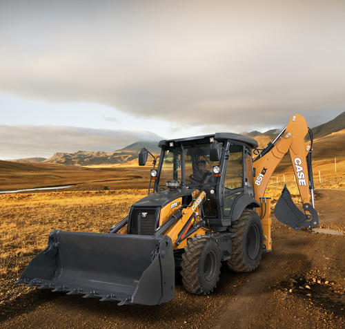 Backhoes in the field