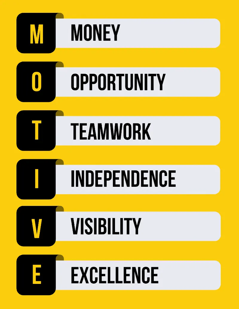 MOTIVE Key Drivers to motivate salespeople