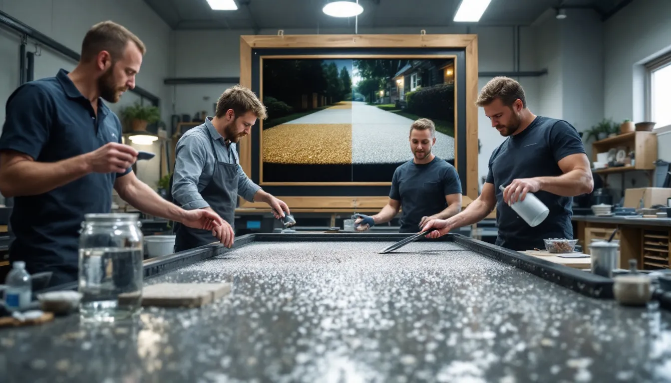 Expert trainers providing insights into the resin bound industry.