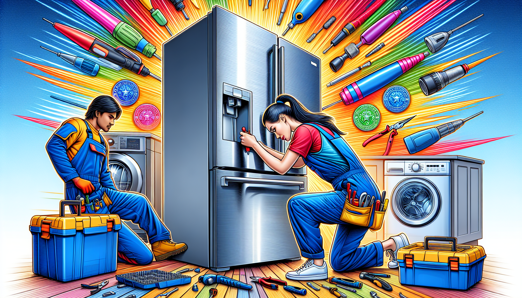 An illustration showcasing the unique features of US appliance repairs Trinidad CO