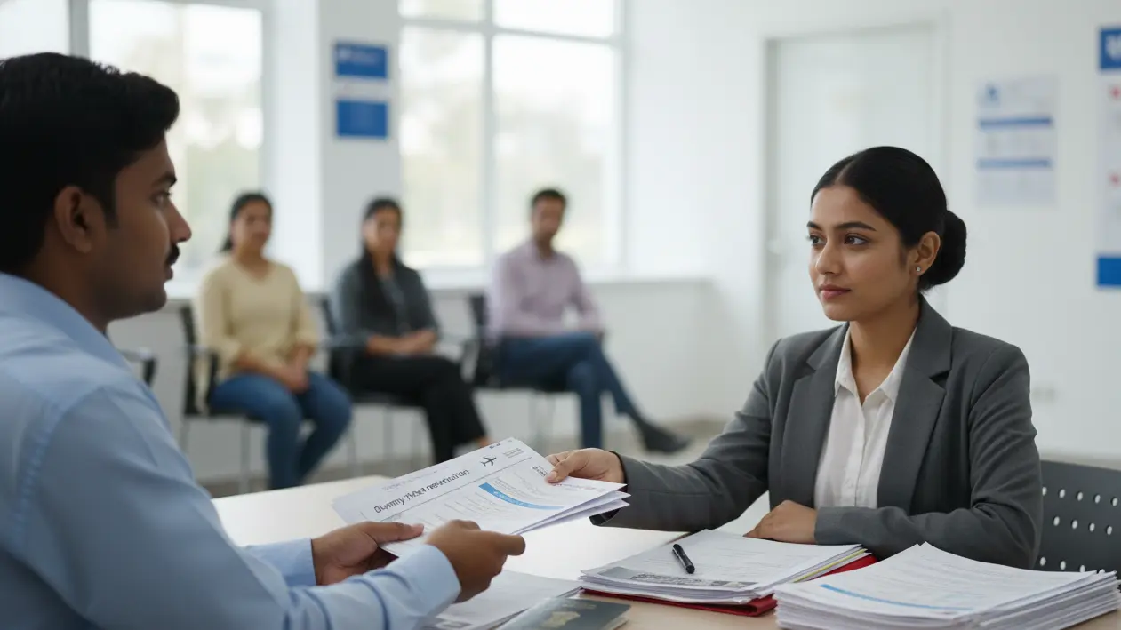 Flight itineraries and dummy tickets for consulate review in Spain Digital Nomad Visa