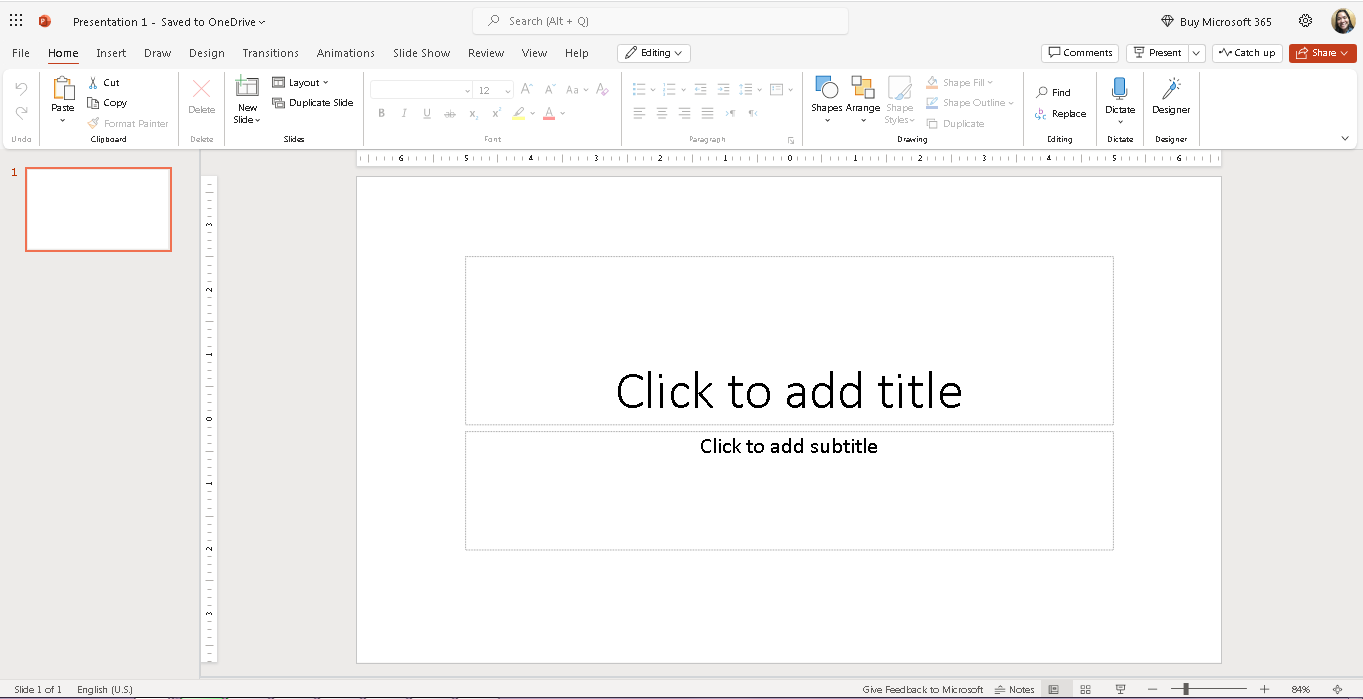 powerpoint change template existing presentation