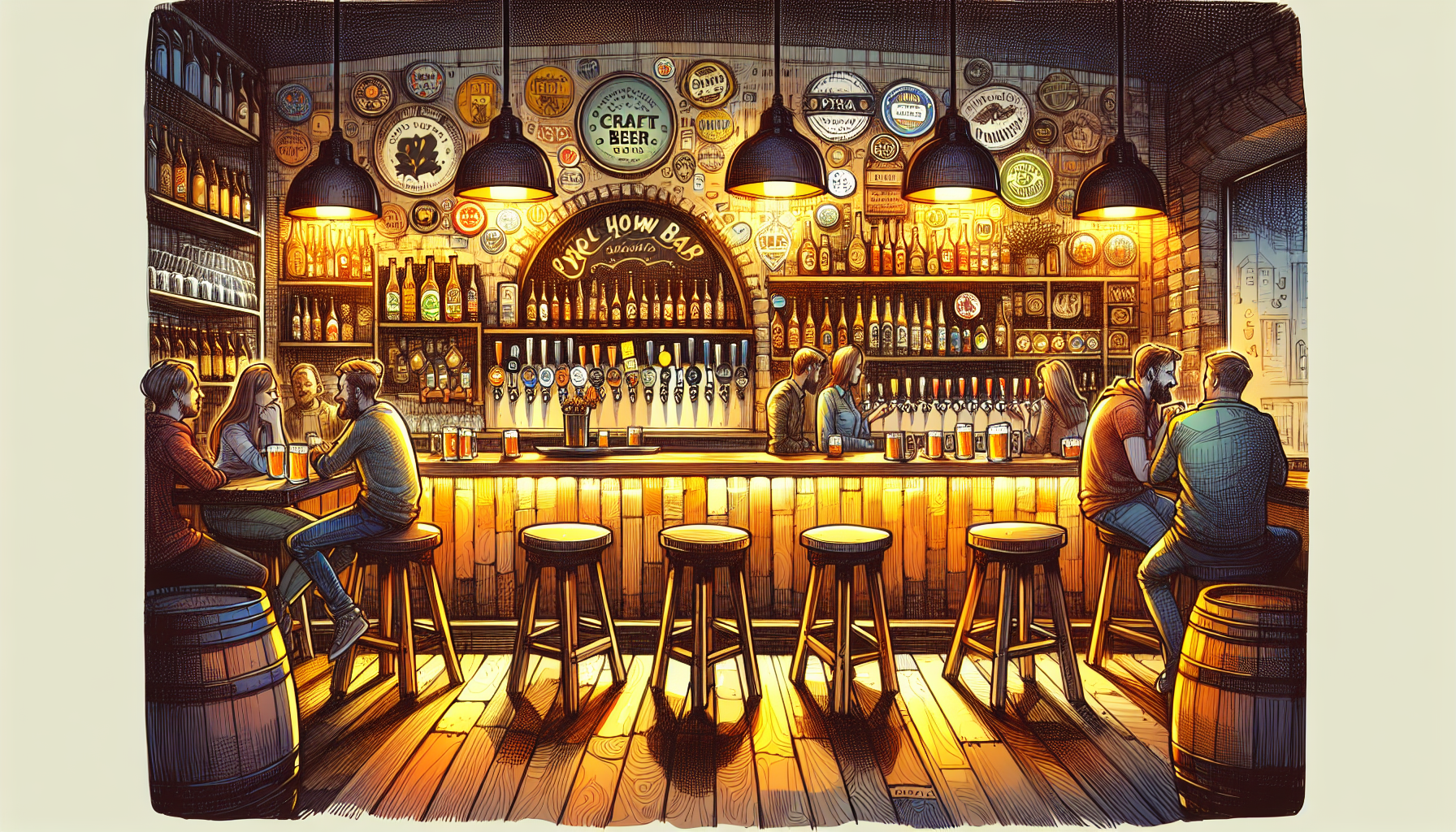 Et hyggeligt sted for craft beer i Krakow med et udvalg af lokale øl.