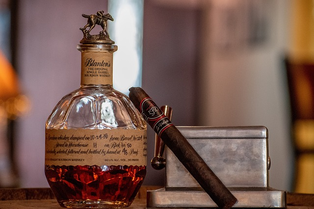 highly sought after bottle of Blanton's Bourbon