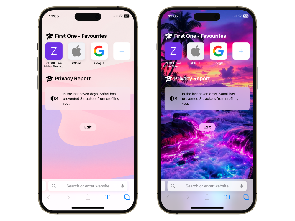 Step 5: Pick your background