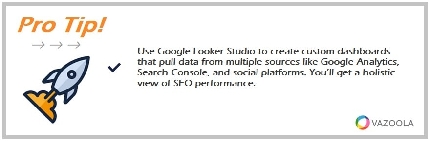 Use Google Looker Studio to create custom dashboards that pull data from multiple sources like Google Analytics, Search Console, and social platforms. You’ll get a holistic view of SEO performance.