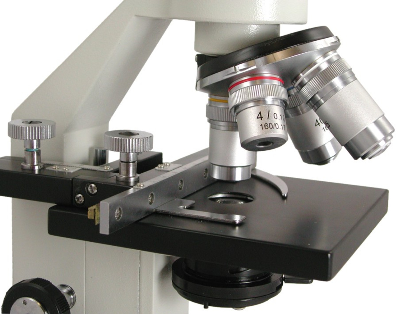 Mechanical stage of a lab microscope