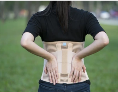 Back Braces worn by woman