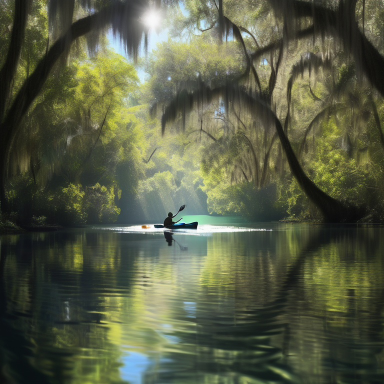 Kayaking in Homosassa Springs, Florida