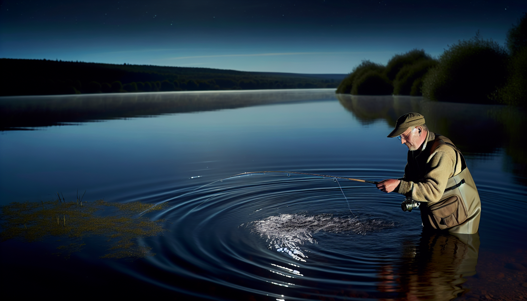 Night fishing techniques