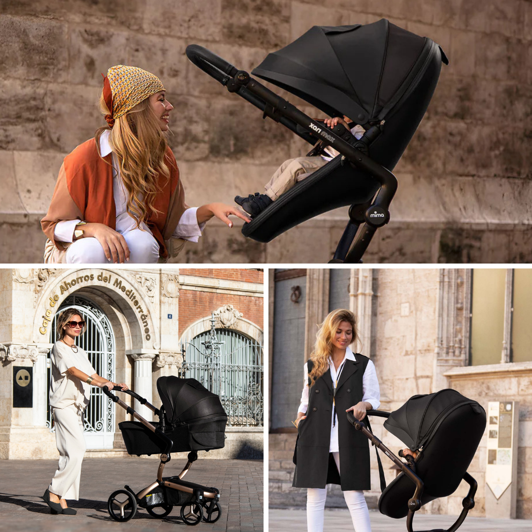 Xari Max newborn strollers and bassinets