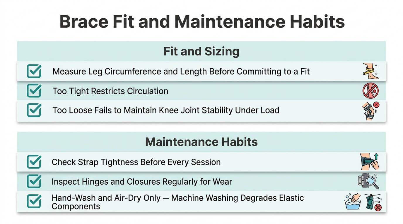 Fit, Positioning, and Keeping Your Brace Training-Ready